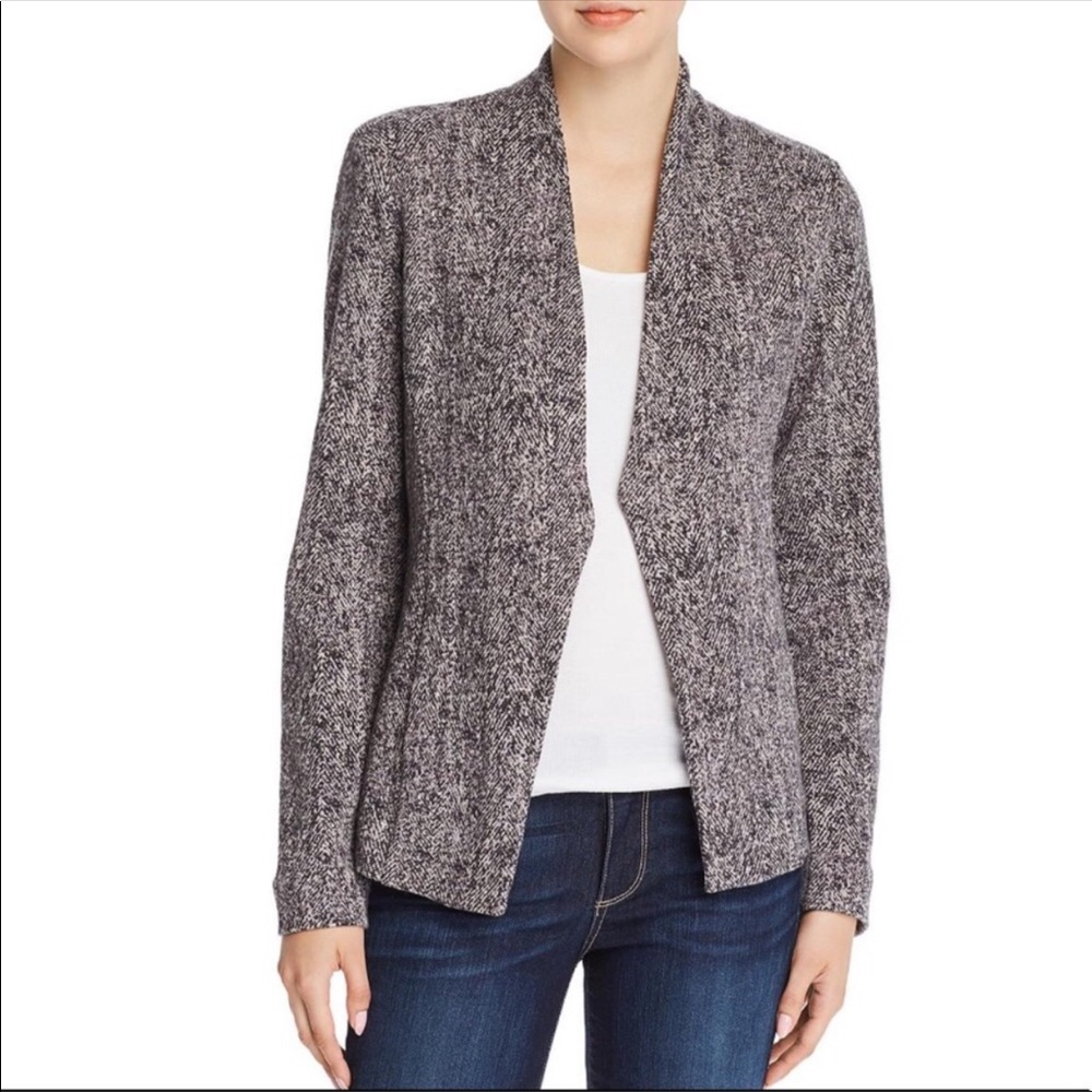 Nic + Zoe Jetset Herringbone Jacket Size XS
